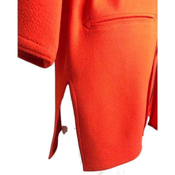 Emanuel Ungaro Bright Orange Open Front Belted Jacket Size 6 Petite - Picture 4 of 9
